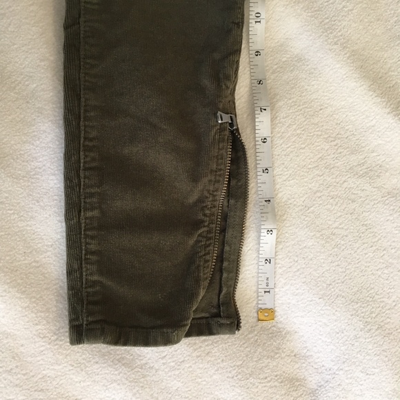 Paige skinny ankle zip corduroy pants - Picture 7 of 8
